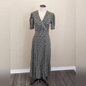 SOLD: Vintage 90's Marnie West floral maxi dress
